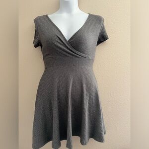 Grey skater dress
